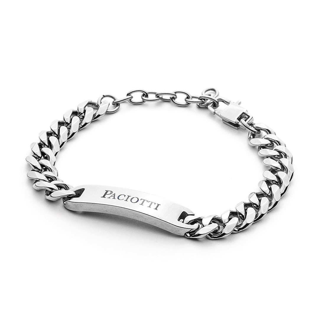 Bracciale Uomo 4US Cesare Paciotti Acciaio Targa Con Logo 4UBR4492