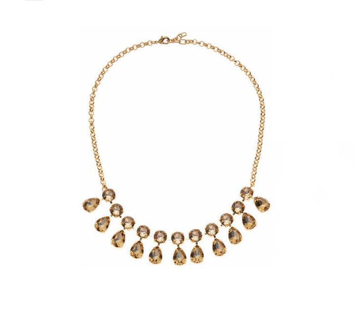 Collana Donna Ottaviani Cristalli Placcata Oro 501207C