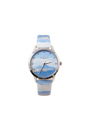 Orologio Donna Mizzica Vesuvio Quarzo Solo Tempo Cinturino Pelle Multicolore