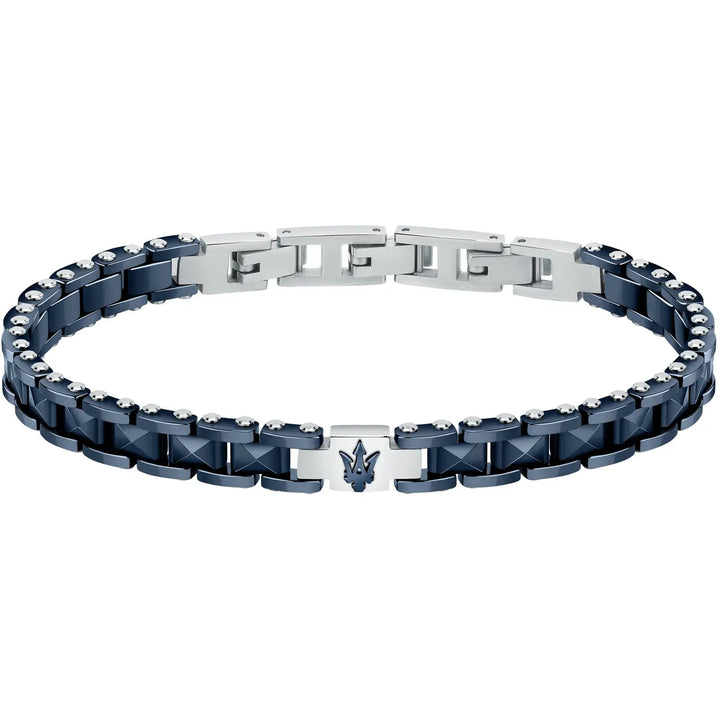 Bracciale Uomo Acciaio Maserati Jewels Blu JM422ATZ14