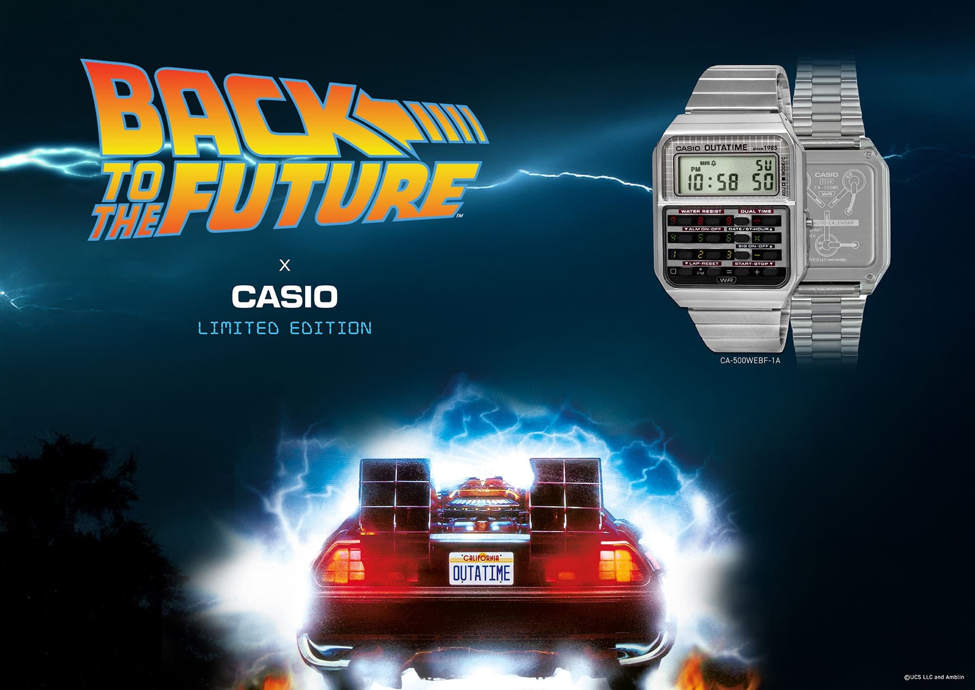 Orologio Unisex Casio x Ritorno Al Futuro CA-500WEBF-1AER