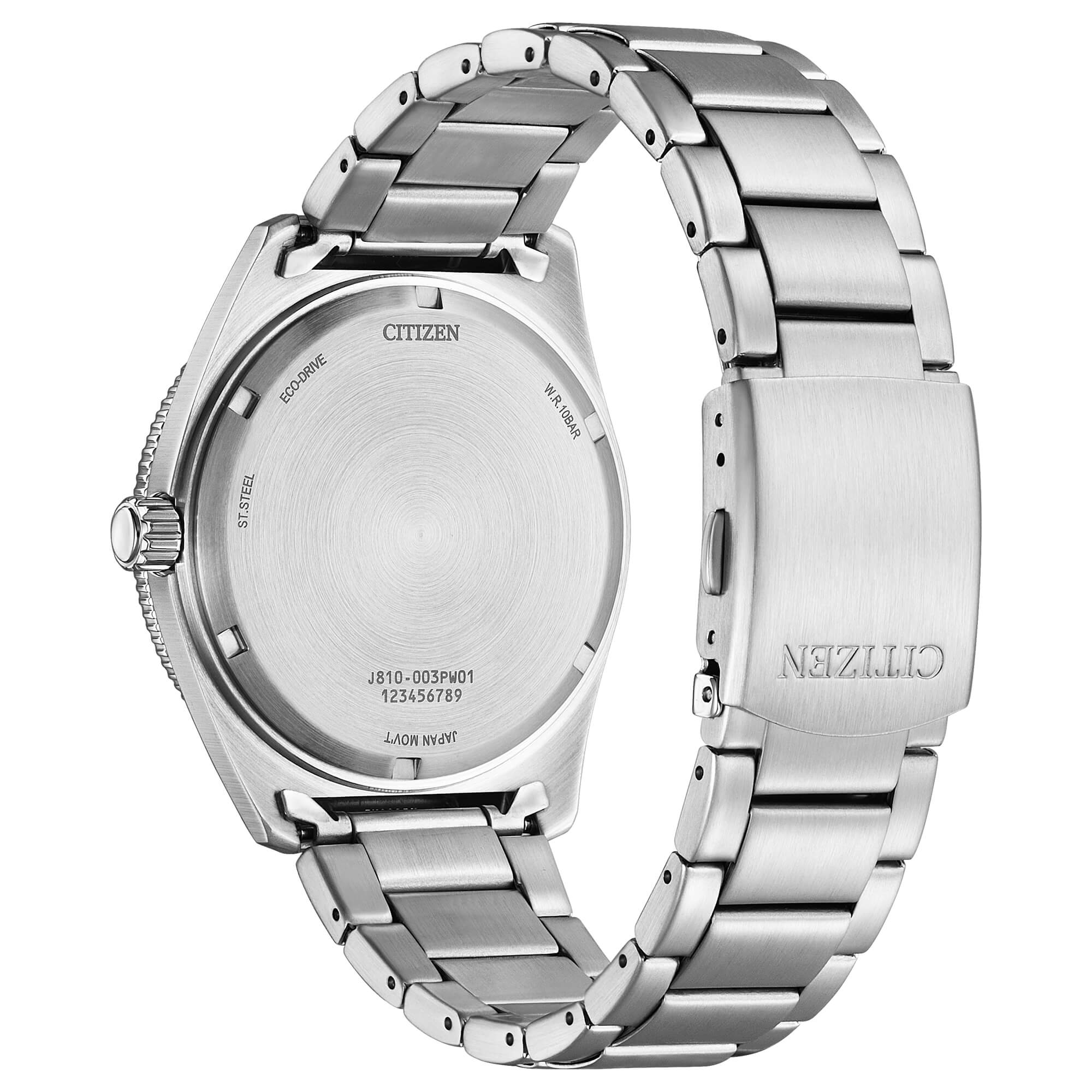 Orologio Uomo Citizen Eco Drive Marine OF Solo Tempo Data Nero Blu AW1761-89L