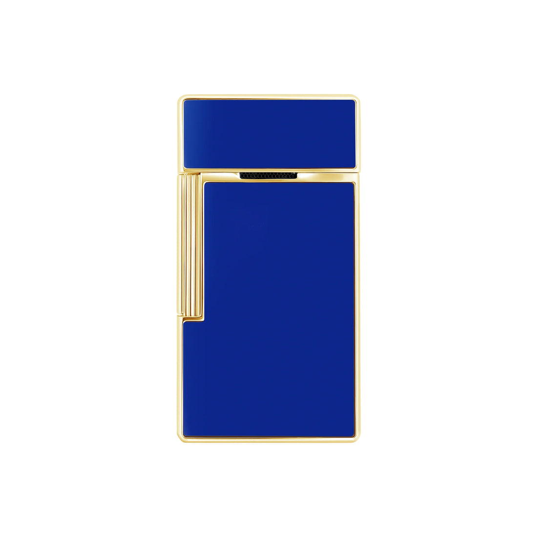 Accendino Uomo Dupont MaxiJet Biggy Acciaio Dorato Smalto Blu 025005