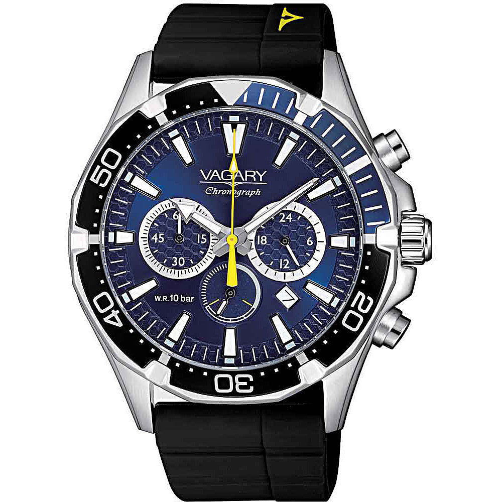 Orologio Uomo Vagary Cronografo Gomma IV4-110-70