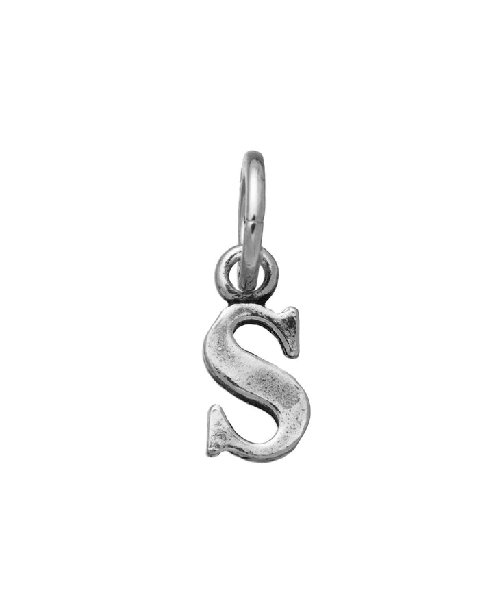 Charm Unisex Giovanni Raspini Argento 925 Mini Lettera S Realizzato A Mano 10894