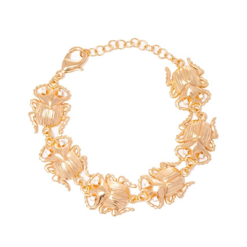 Bracciale Donna Blind Bronzo Dorato Lucido Scarabeo BR3FANT322SCAR
