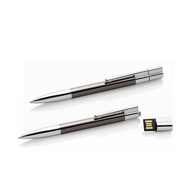 Penna Ottaviani Biro Roller Acciaio Grigio USB Home Collection 84251