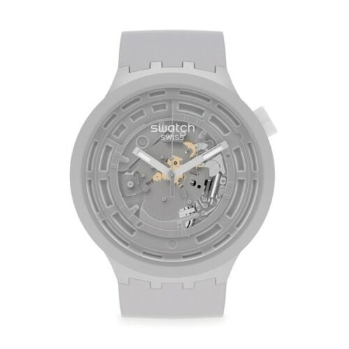 Orologio Uomo Swatch Big Bold Quarzo Cronografo Grigio SB03M100