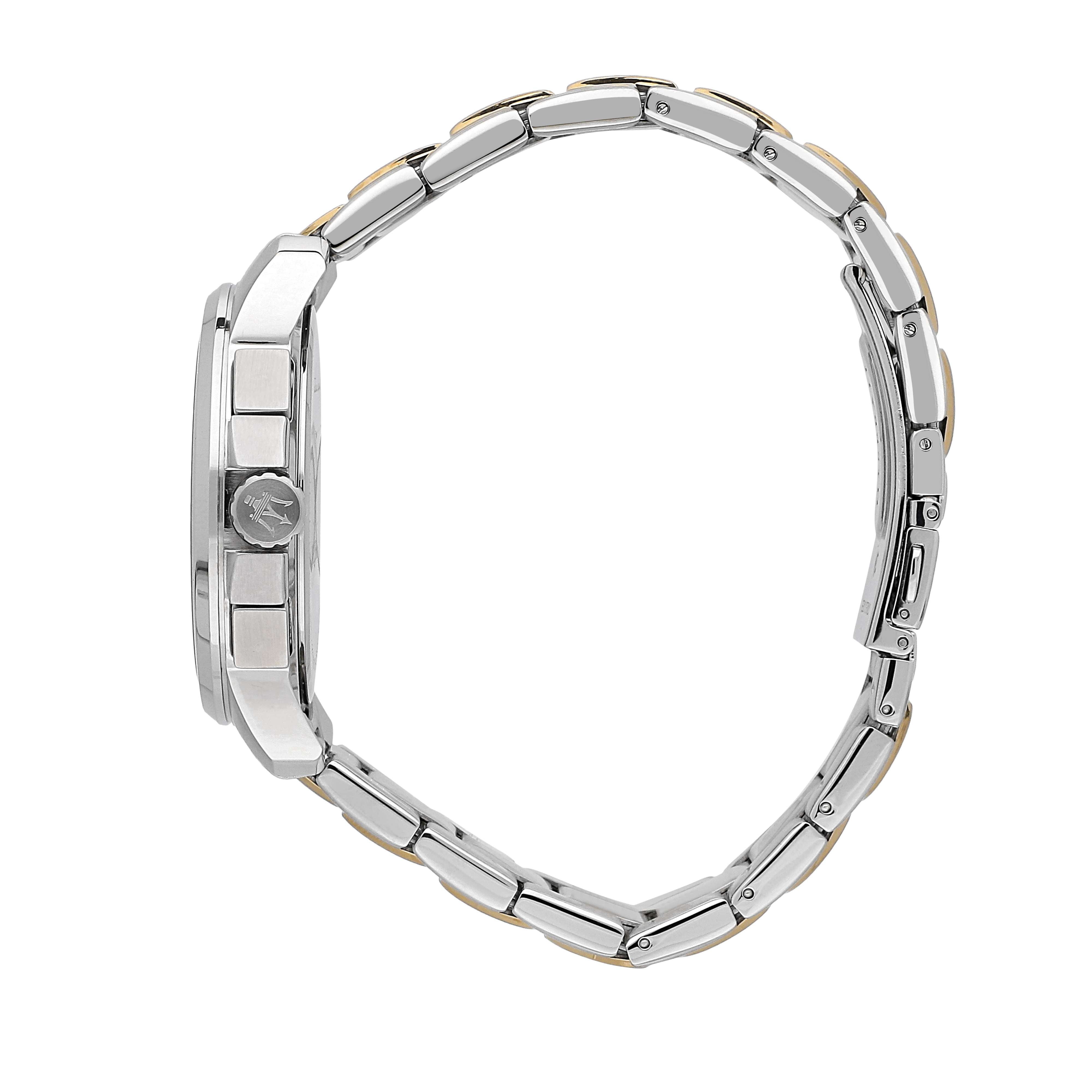 Orologio Uomo Maserati Set Box Bracciale Acciaio Bicolore Quarzo Data R8873621036