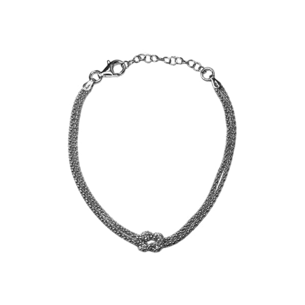 Bracciale Unisex Re Mida Nodo Maglia Argento 925 BR-Med-20B