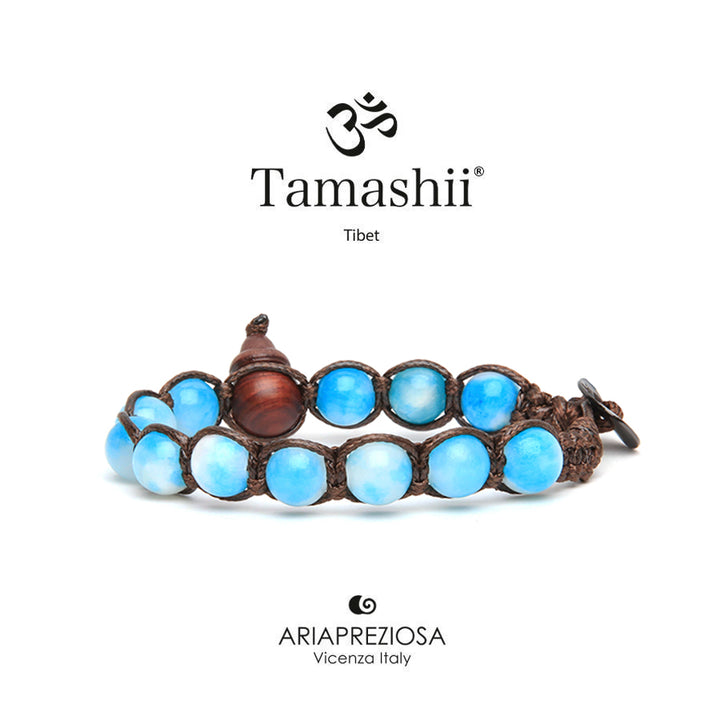 Bracciale Unisex Tamashii Pietra Jade blooms Bluebell breeze BHS900-320