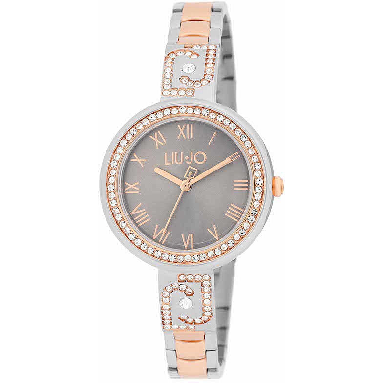 Orologio Donna Acciaio Liu Jo  Quarzo Bianco Solo Tempo cinturino Logato