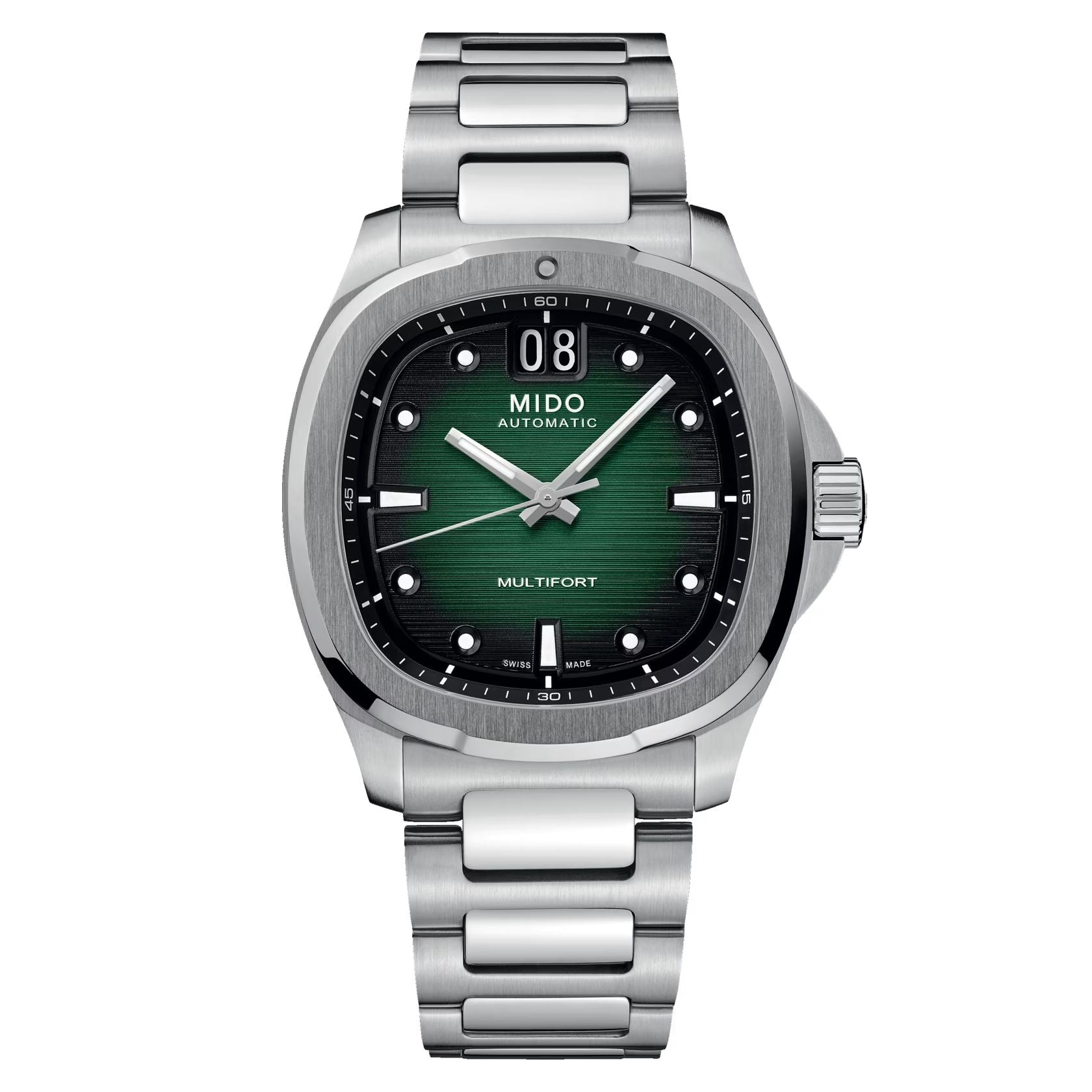 Orologio Uomo Mido Automatico Multifort TV Gran Data Verde 10 BAR M0495261109100