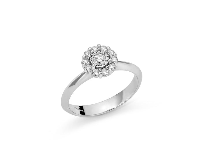 Anelli Donna Miluna Solitario Multipietra Oro 18 KT Diamanti LID3501