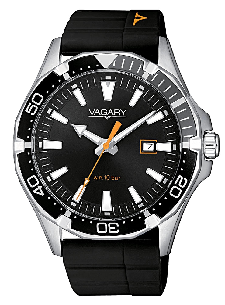 Orologio uomo Vagary By Citizen Aqua Diver cinturino  Gomma  IB8-411-50