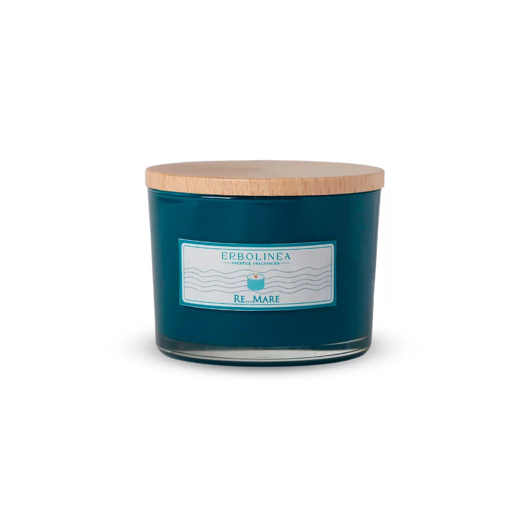 Candela Profumata D'Ambiente Erbolinea Fragranza  Essena Re...Mare