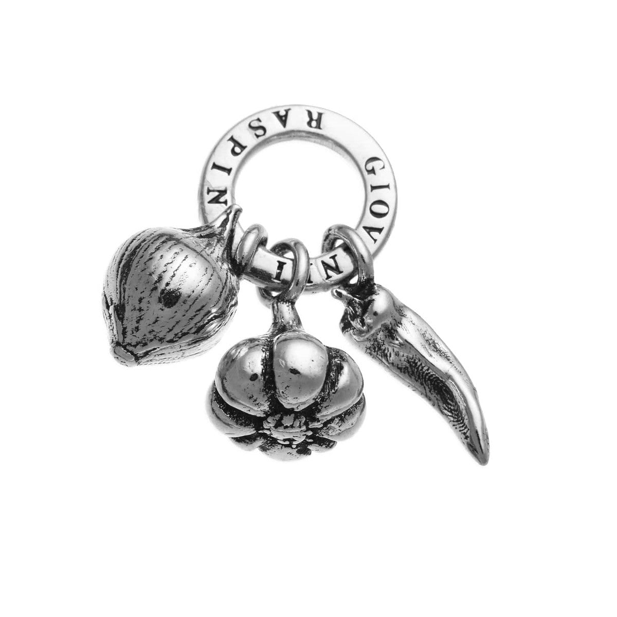 Charm Unisex Giovanni Raspini Argento 925 Porta Fortuna Corno 10711