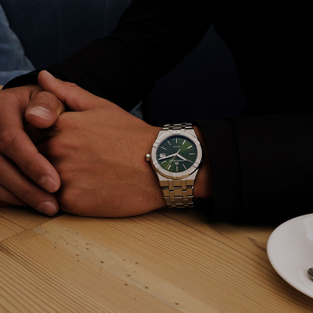 Orologio Uomo Maurice Lacroix Aikon Quarzo Data Verde AI1108-SS002-630-1