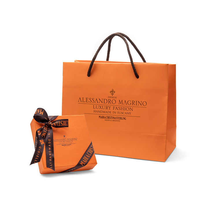 Bracciale Uomo Maria Cristina Sterling Argento 925 Groumette Grande Brunita G4501