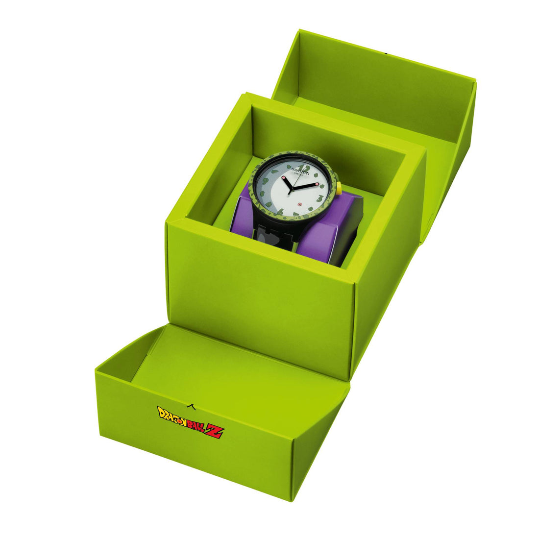 Orologio Uomo Swatch Bioceramica Dragonball Cell Quarzo Solo Tempo SB01Z401