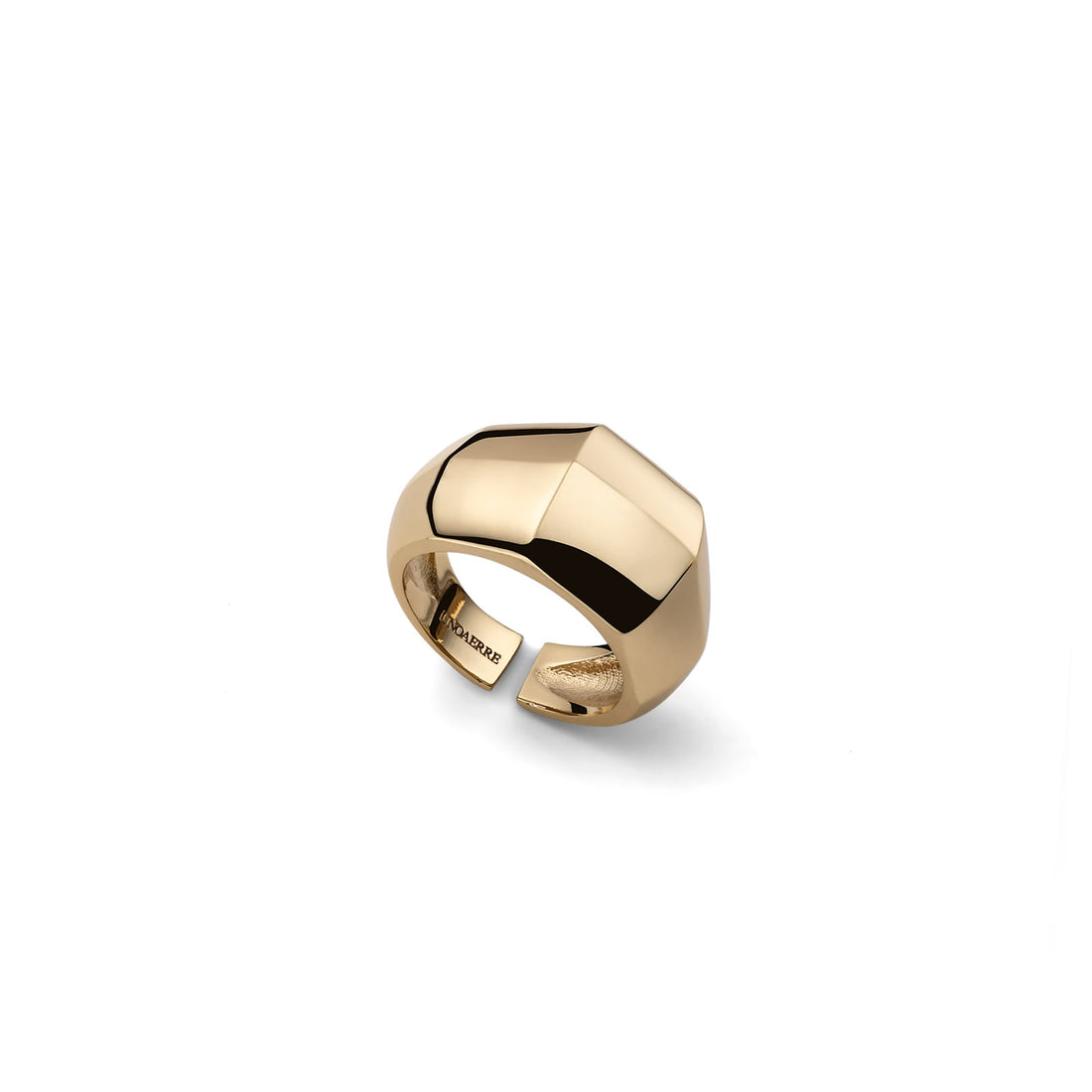 Anello Donna Unoaerre Doppio Filo Bronzo Dorato Groumette Serpente 581480