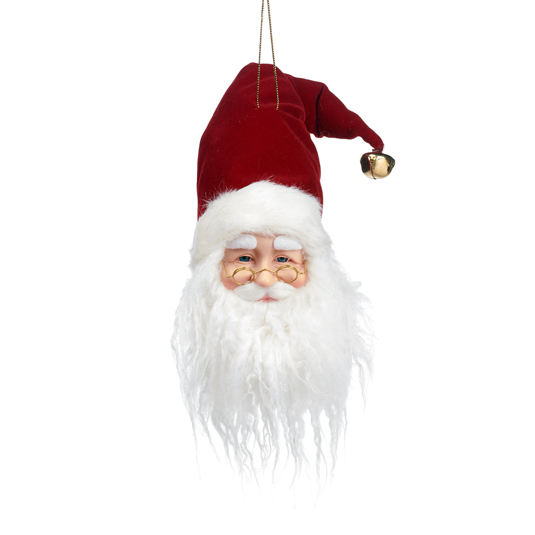 Babbo Natale Goodwill Artigianale Pupazzo Maschera Altezza 35,5 cm Cappello AS25003