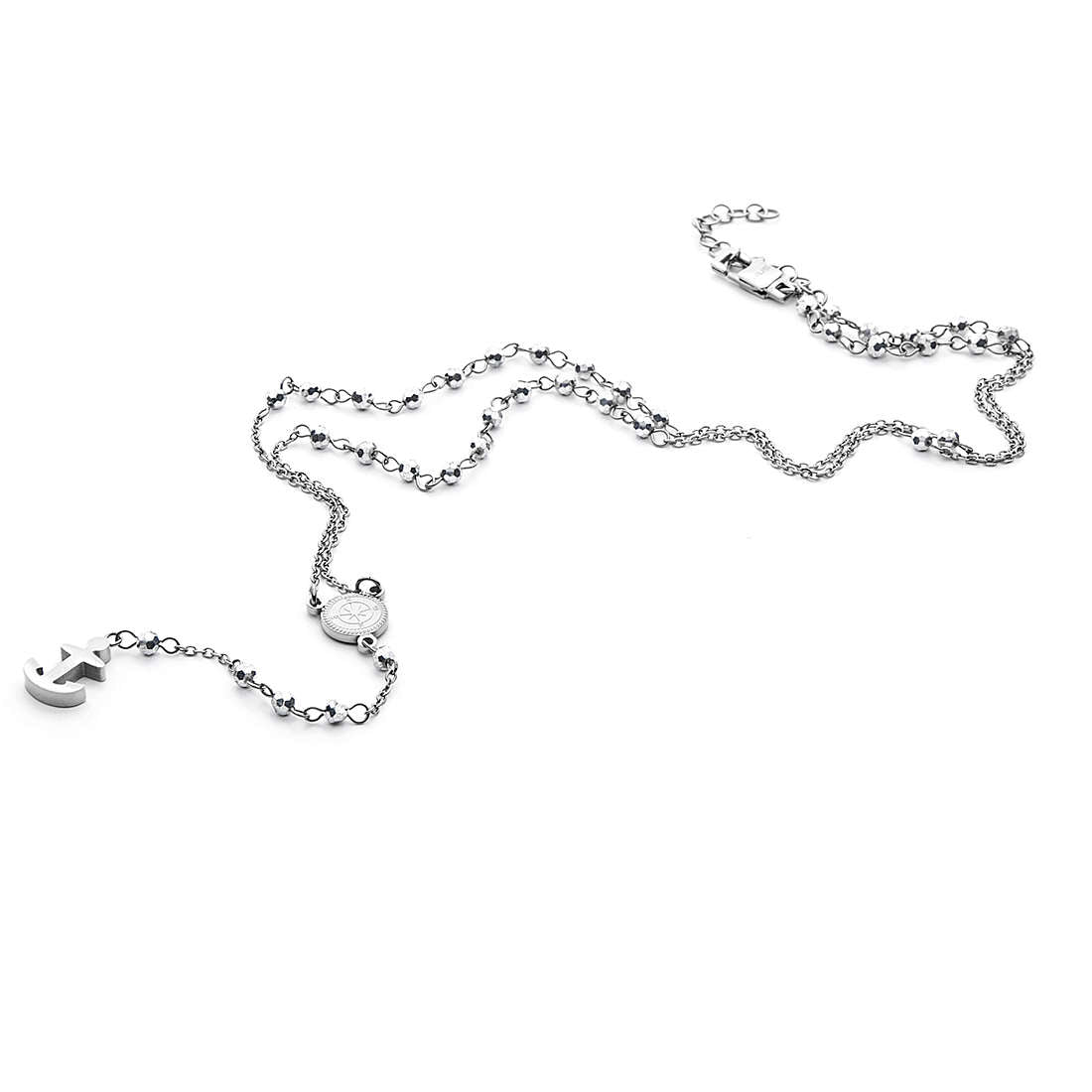 Collana Uomo 4US Cesare Paciotti Acciaio Pendente Ancora 4UCL4463