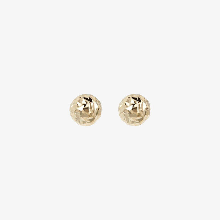 Orecchini Donna Bambina Milor Gold 9 KT Sfera Martellata WSGD90021.YG
