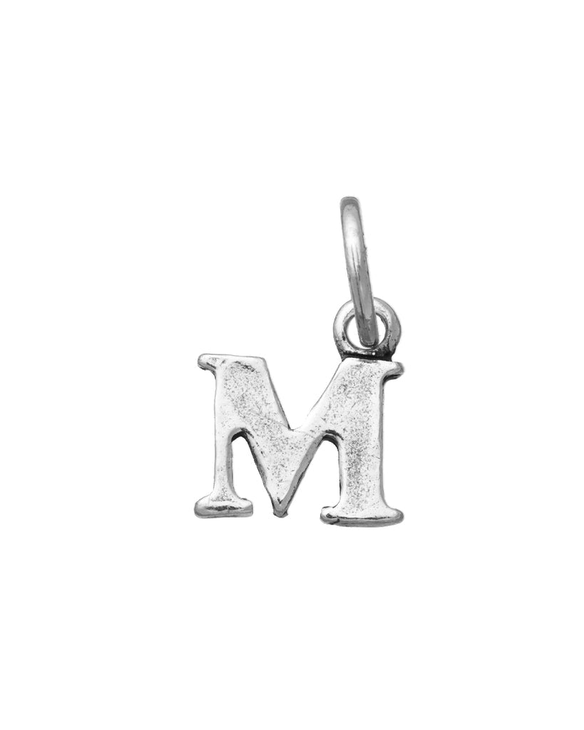 Charm Unisex Giovanni Raspini Argento 925 Mini Lettera M Realizzato A Mano 10888