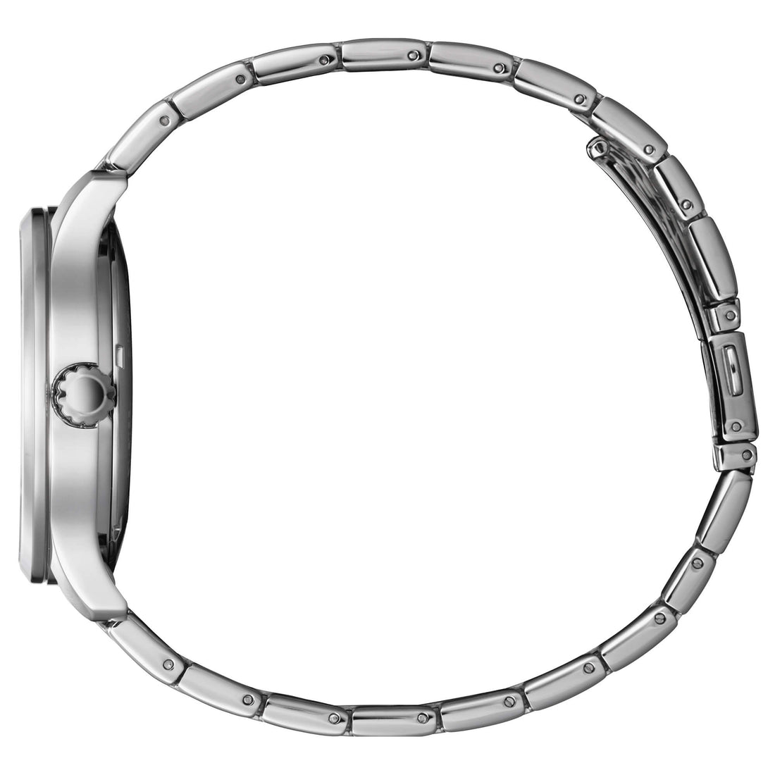 Orologio Uomo Citizen Automatico Solo Tempo Data Nero Acciaio Lucido NJ0110-85E