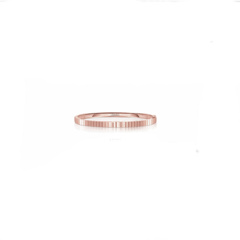 Bracciale Donna Liu Jo Acciaio Rigido Lucido Sfaccettato LJ2395