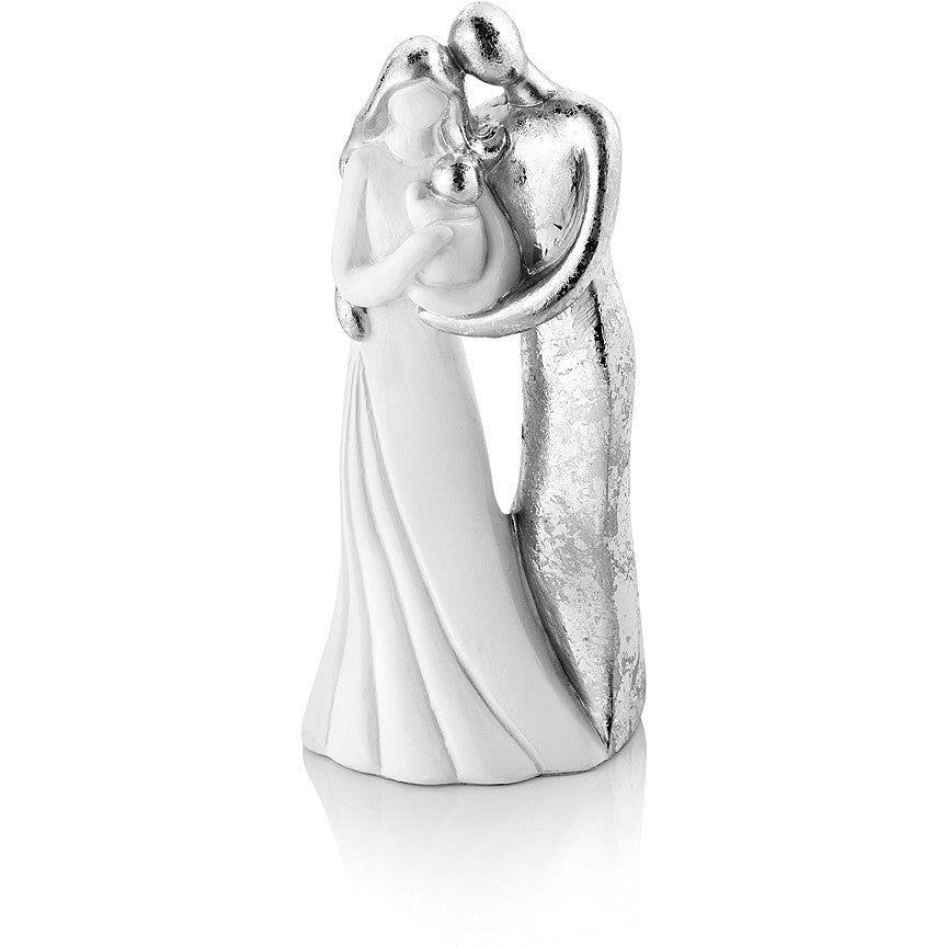 Oggettistica Ottaviani Scultura Family In Argento Home Collection 22367