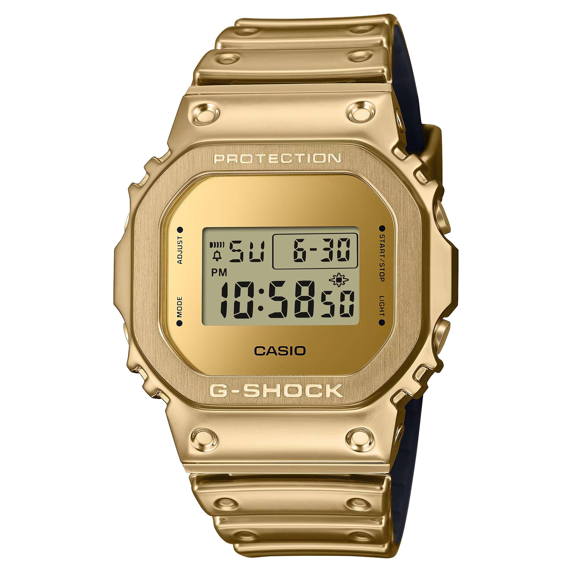 Orologio Uomo Casio G-SHOCK Resina Flex Dorata Oro GM-5600YMG-9ER