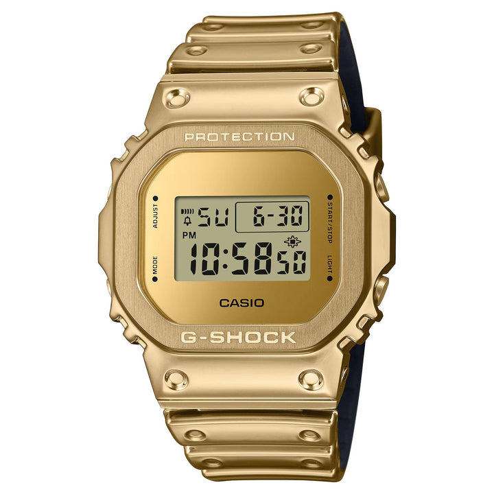 Orologio Uomo Casio G-SHOCK Resina Flex Dorata Oro GM-5600YMG-9ER