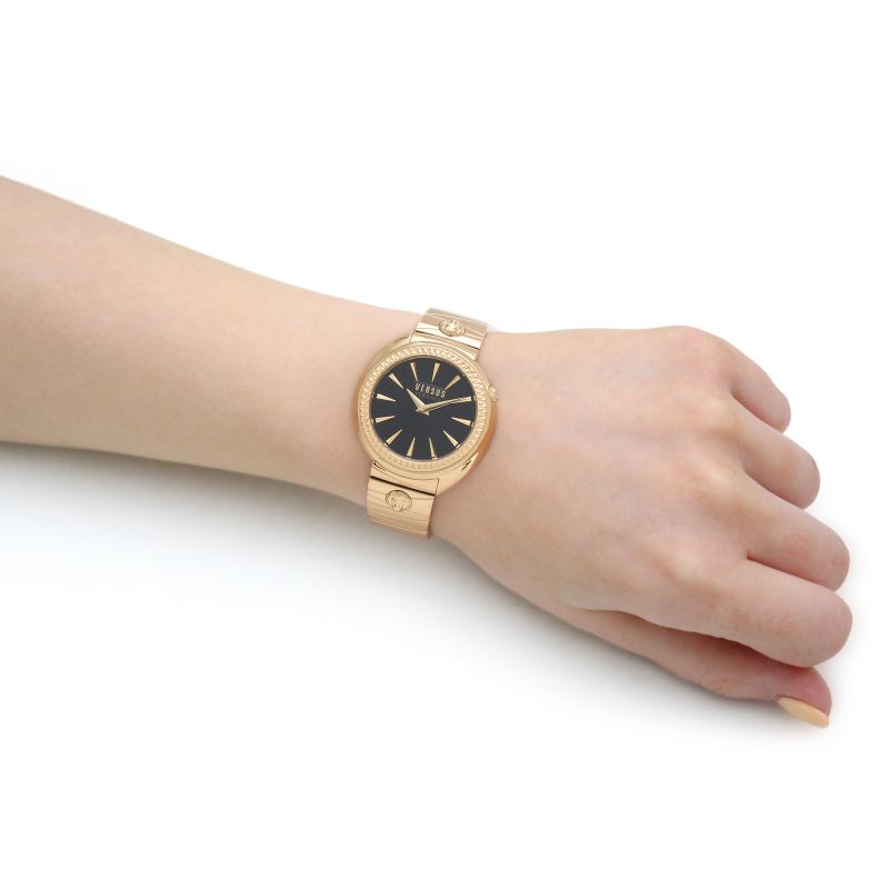Orologio Donna Versus By Versace Quarzo Solo Tempo Acciaio Dorato Leone VSPHF1020