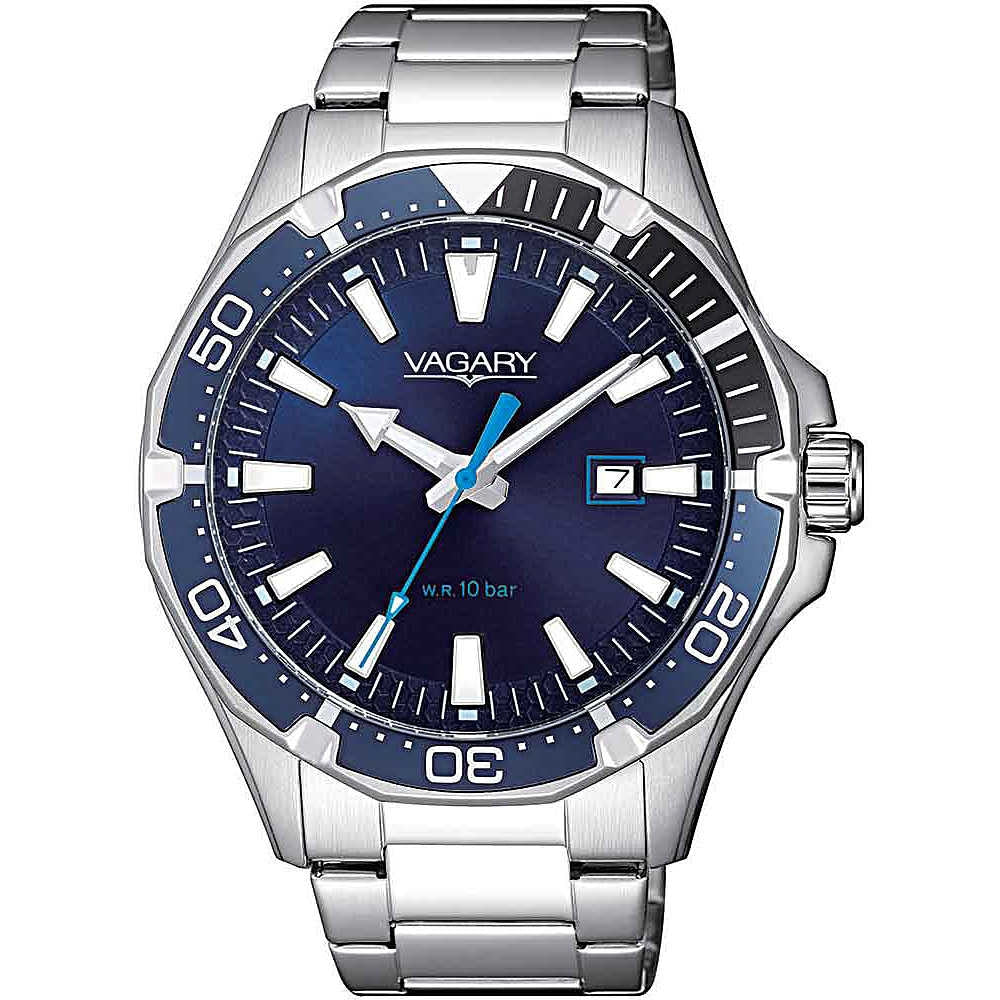 Orologio uomo Vagary By Citizen Super cinturino Acciaio  IB8-411-71