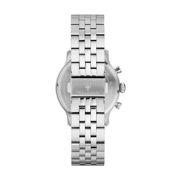 Orologio Uomo Maserati Epoca Slim Nero Bordeau Acciaio Quarzo Cronografo R8873618037
