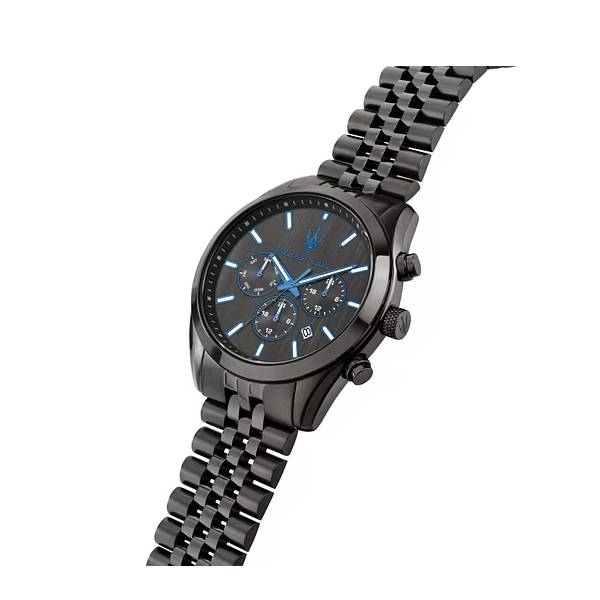Orologio Uomo Maserati Dark Edition Acciaio Cronografo Nero Data R8853154004