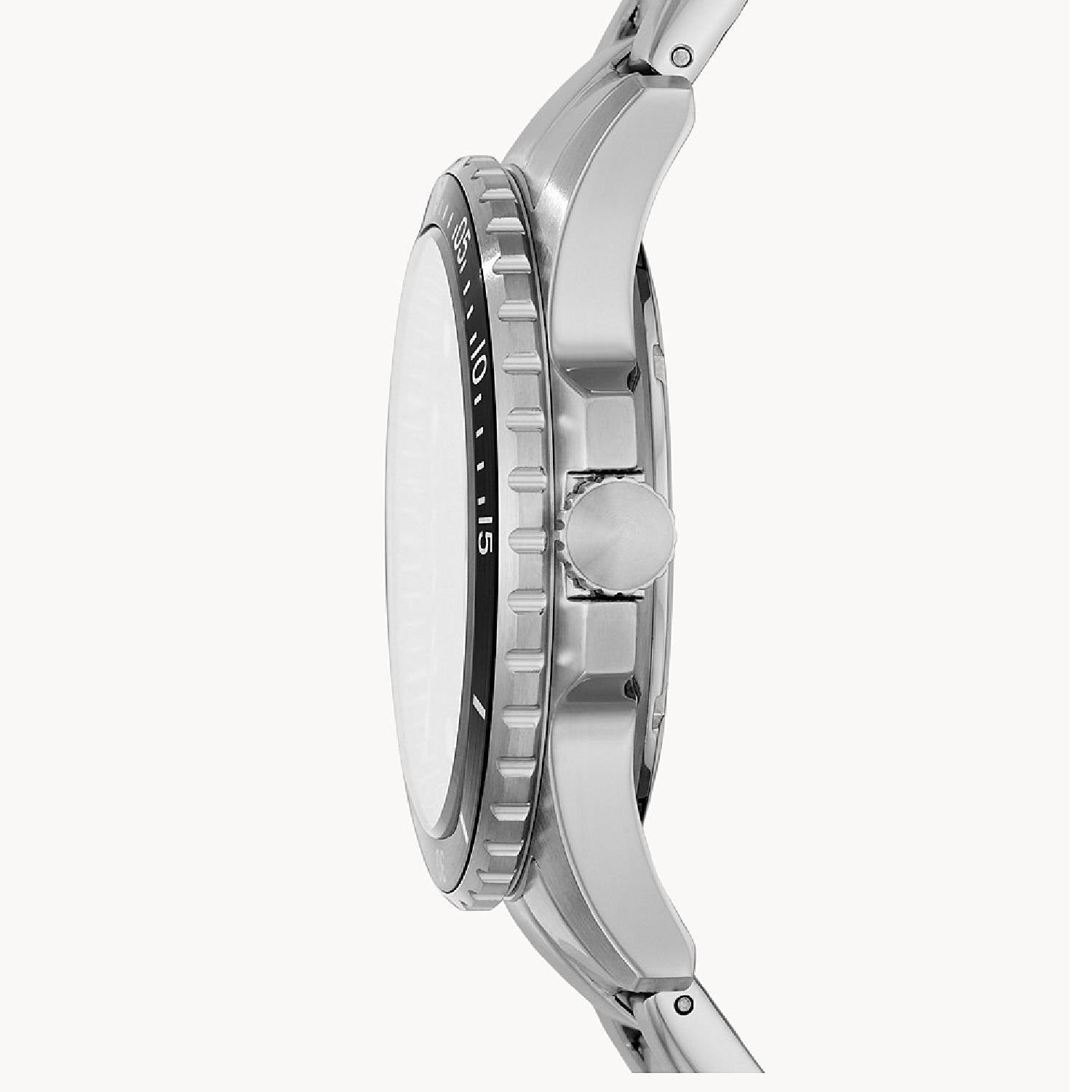 Orologio Uomo Acciaio Fossil Solo Tempo Automatico Nero 100M ME3190