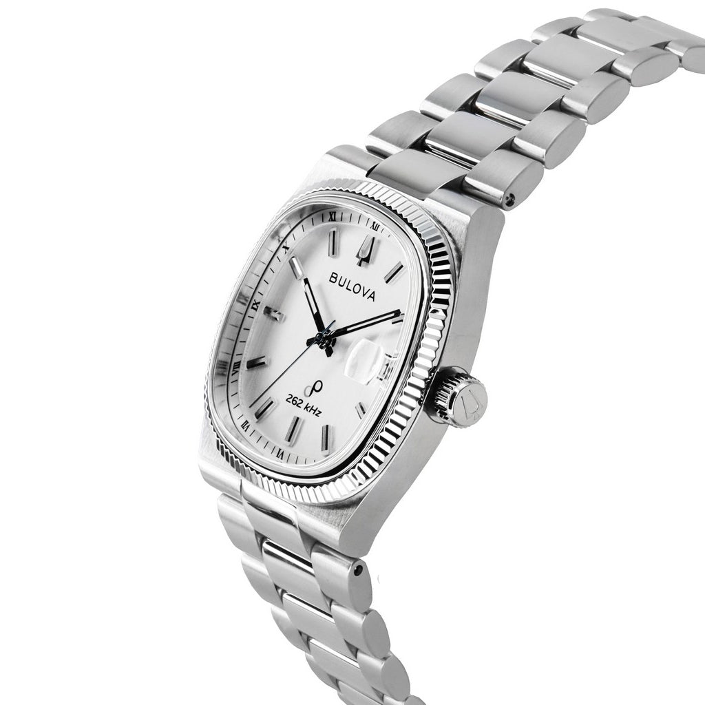 Orologio Uomo Bulova Super Seville Bianco 262 kHz Data 96B444