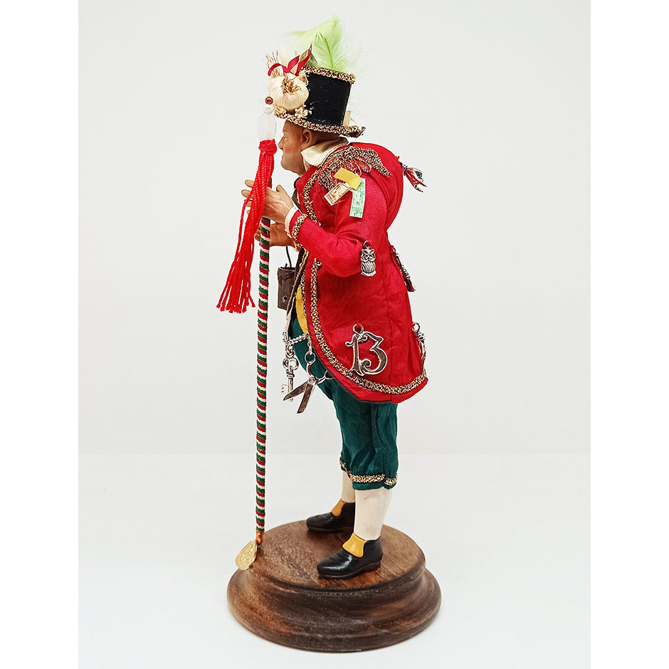 Scultura Gobbetto Scaramantico Porta Fortuna Terracotta Artè Fatto A Mano MOD.A