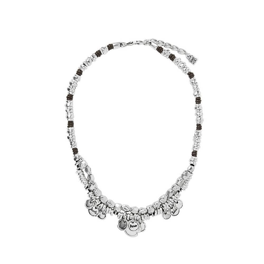 Collana Donna Uno de 50 metallo colore argento