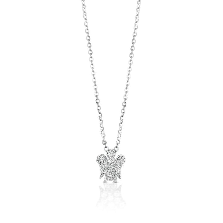 Collana Donna Roberto Giannotti Oro Bianco 9 KT Diamanti Angelo LUX100