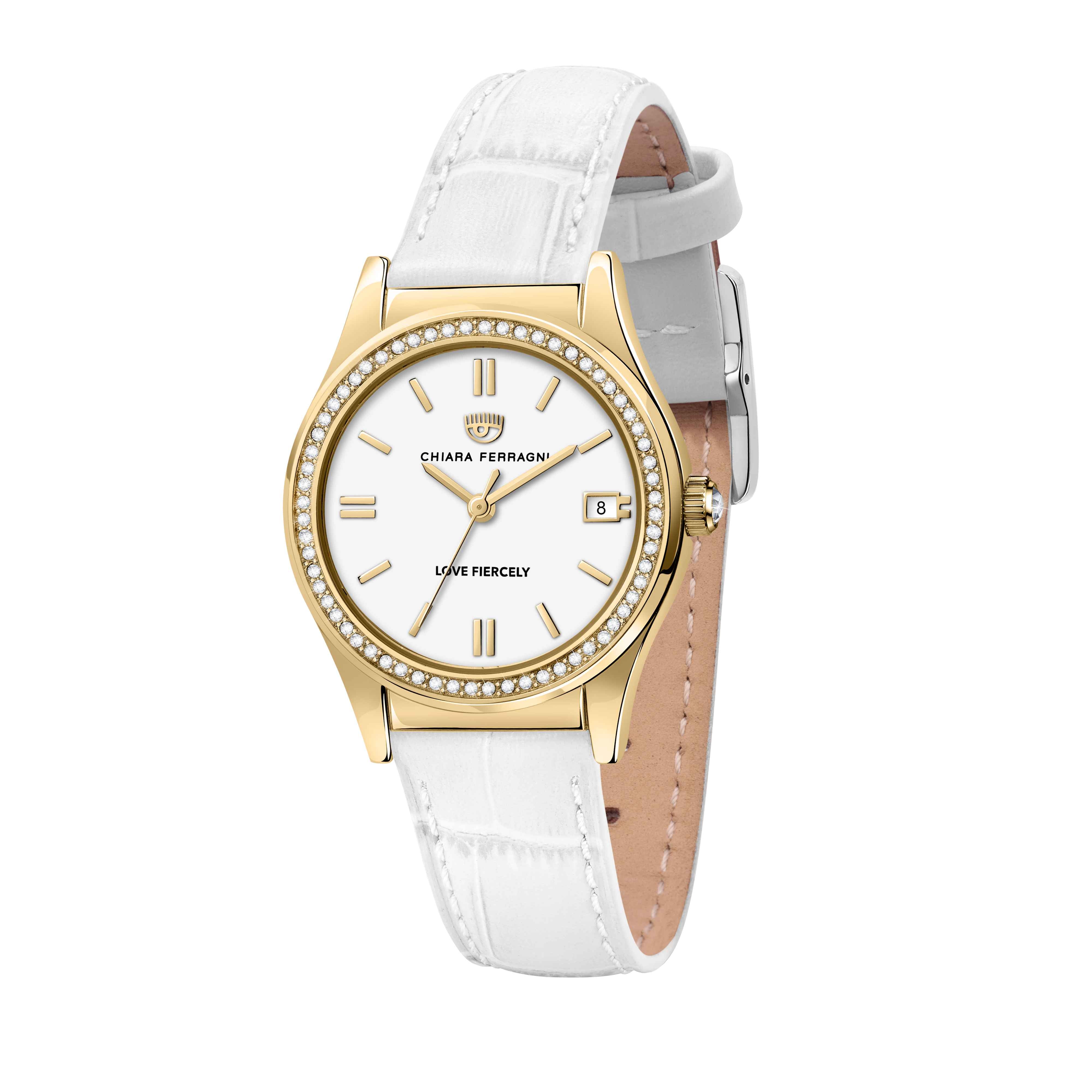 Orologio Donna Chiara Ferragni Quarzo Solo Tempo Acciaio Dorato