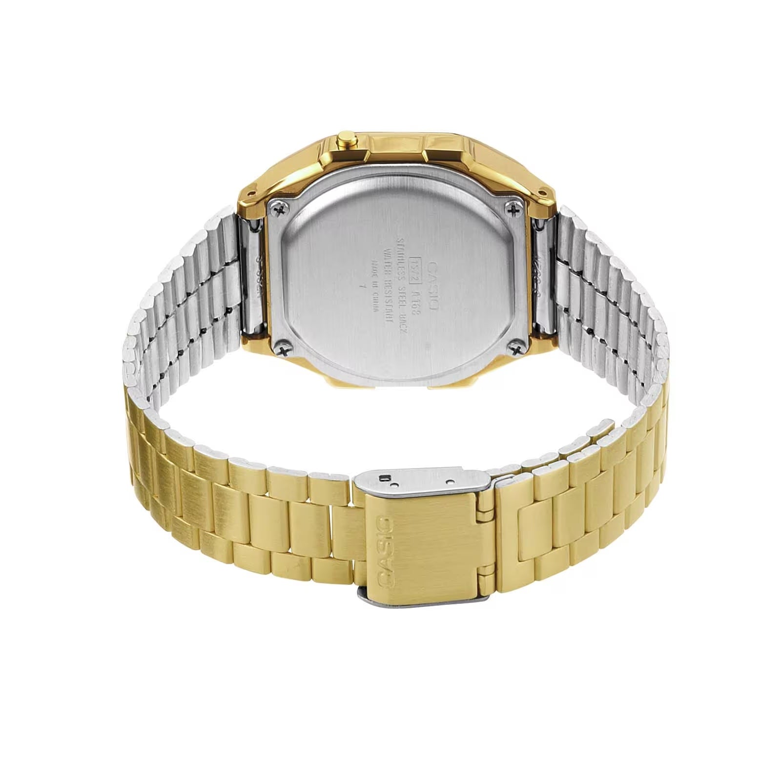 Orologio Unisex Digitale Vintage Acciaio Dorato A168WG-9EF