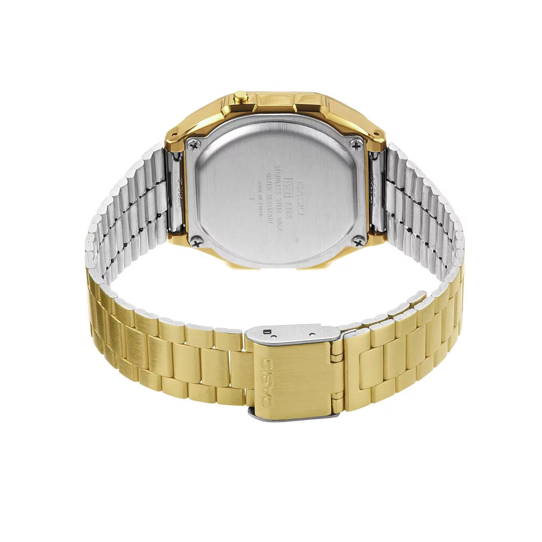 Orologio Unisex Digitale Vintage Acciaio Dorato A168WG-9EF