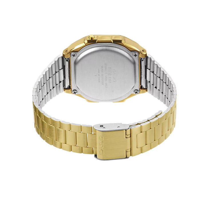 Orologio Unisex Digitale Vintage Acciaio Dorato A168WG-9EF