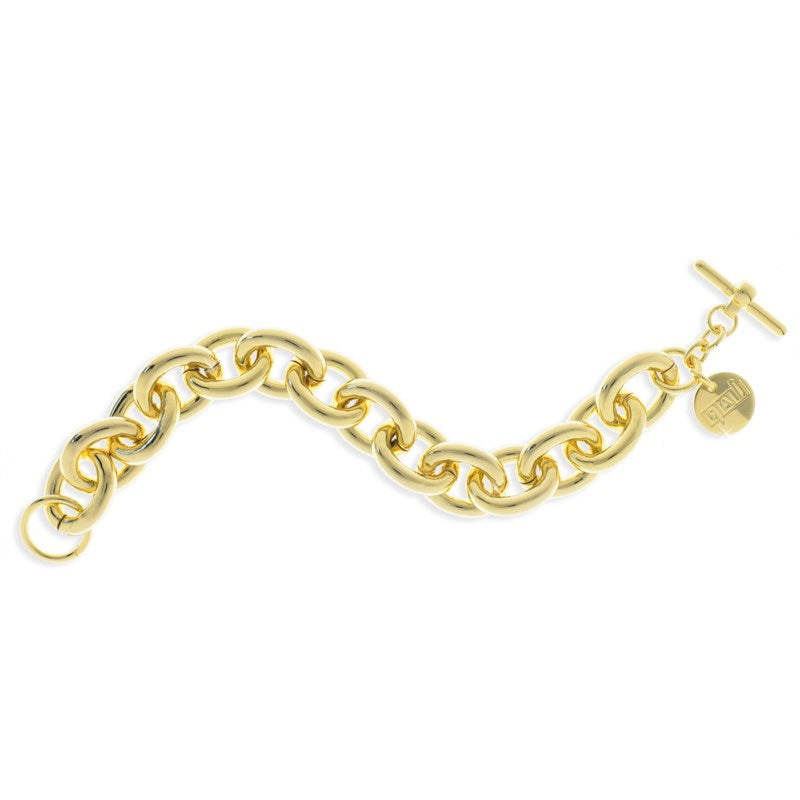 Bracciale Donna Unoaere Bronzo Dorato Catena Ovale 268791
