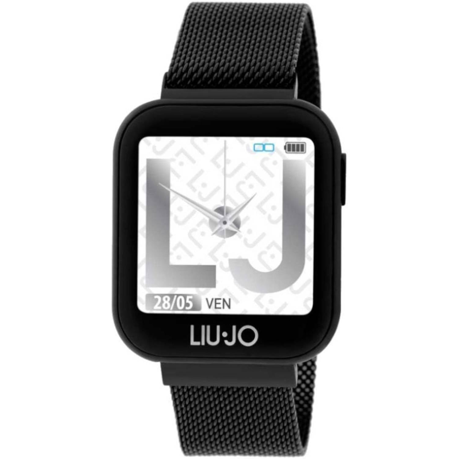 Orologio Donna Acciaio Liu Jo Smartwatch Touch Nero PVD Quarzo SWLJ003
