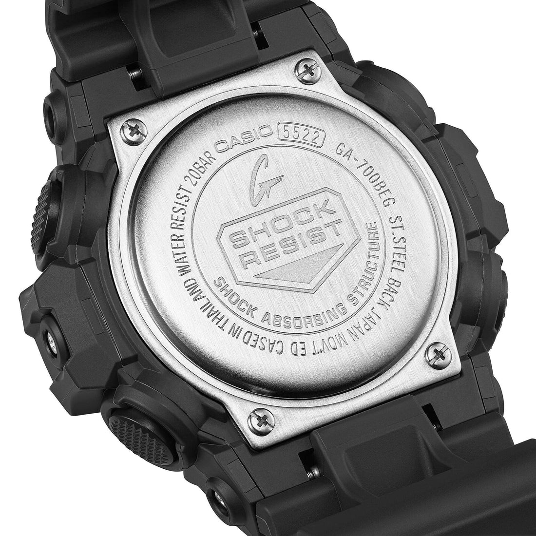 Orologio Uomo Casio G-SHOCK Nero Verde GA-700BEG-1AER